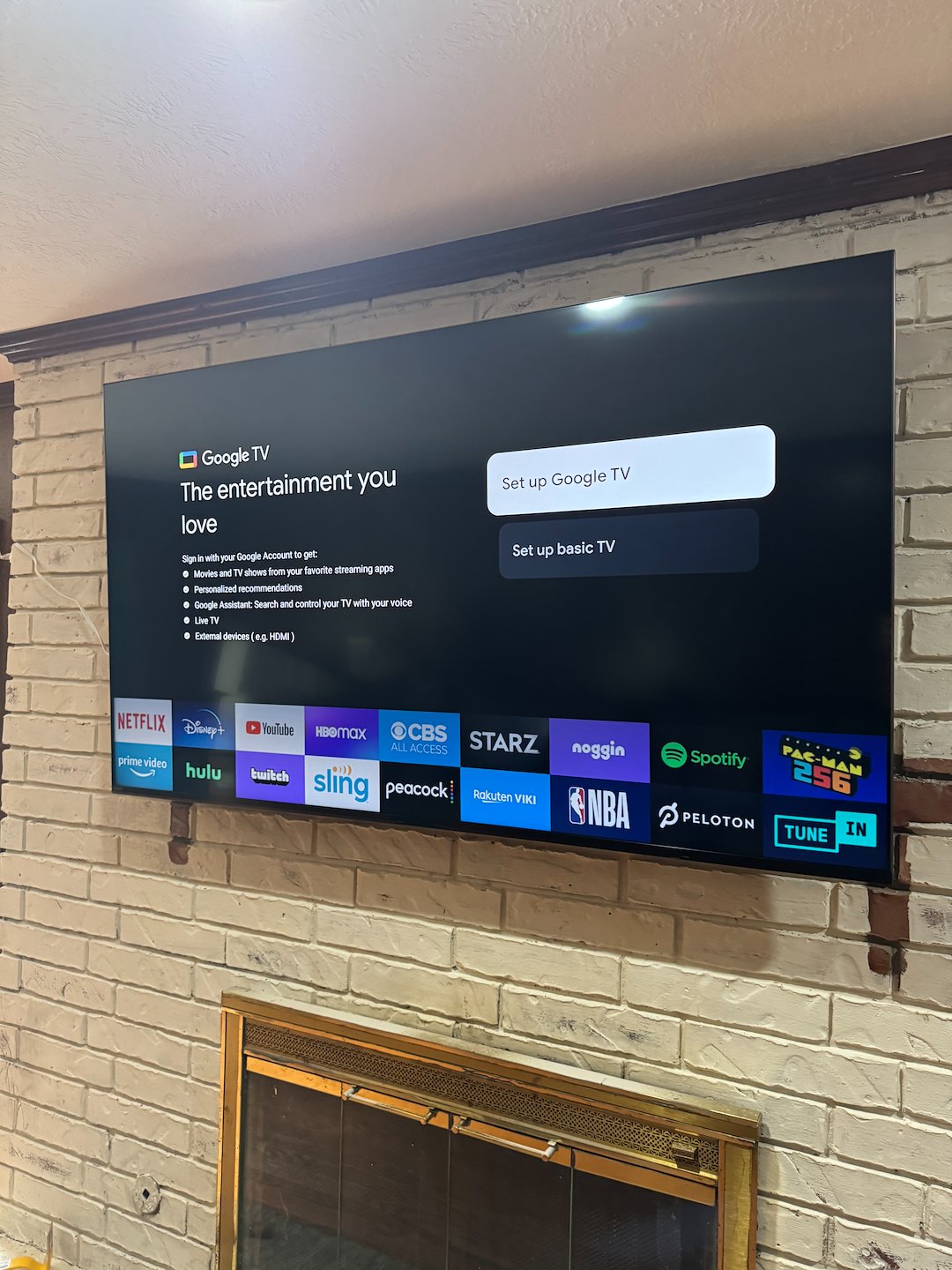📍 TV Mounting in Denver, CO 80260 – 65” Sony on Brick Wall